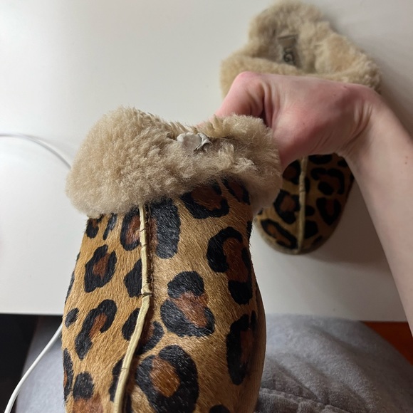 Leopard print scuffette Uggs - Picture 6 of 11